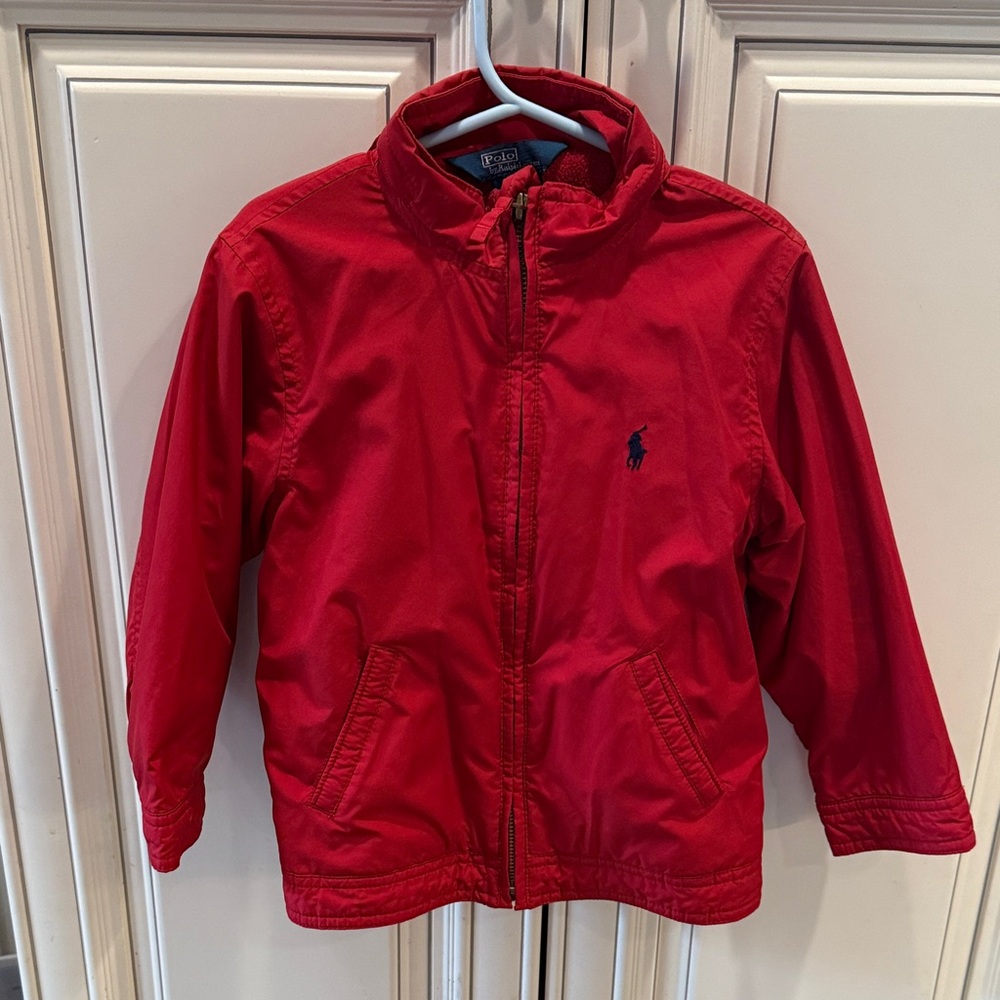Ralph Lauren Kids Red Raincoat